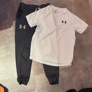 Under Armour Kids Black Sweatpants